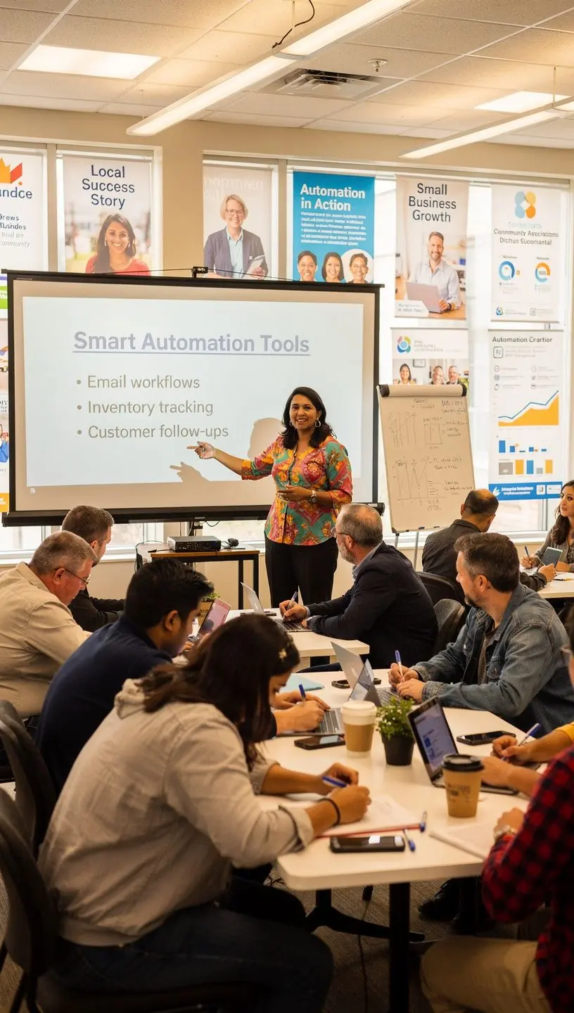 Strategic business meeting